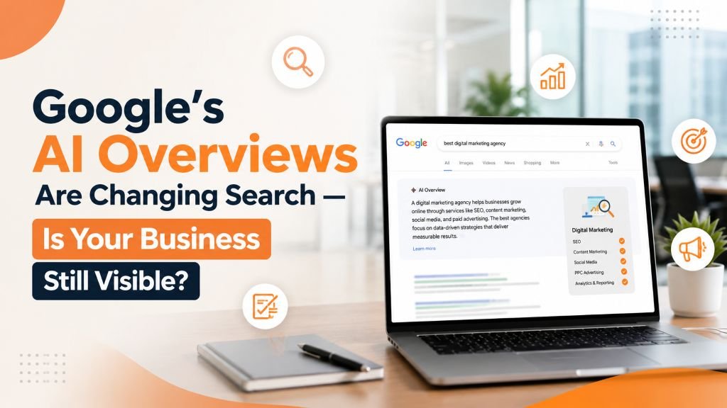 Google ai overviews business visibility