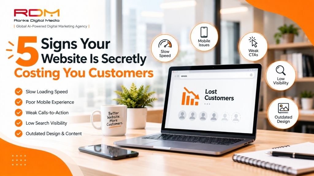 Website losing customers